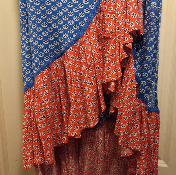 SOLITAIRE LONG LAIRED RUFFLE HIGH LOW SKIRT SIZE XL. WITH TAG. NEVER WORN. - Picture 4 of 14